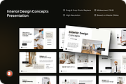 Interior Design Concepts Powerpoint, a Presentation Template by SquidPixey (Thumbnail 1 of 7)