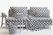 Two-seat sofa 3d model, a Furniture 3D Model by 3dmitruk (Thumbnail 4 of 11)