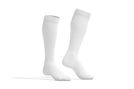 Knee High Socks tiptoe 3D Model, an Object 3D Model by rebrandy
