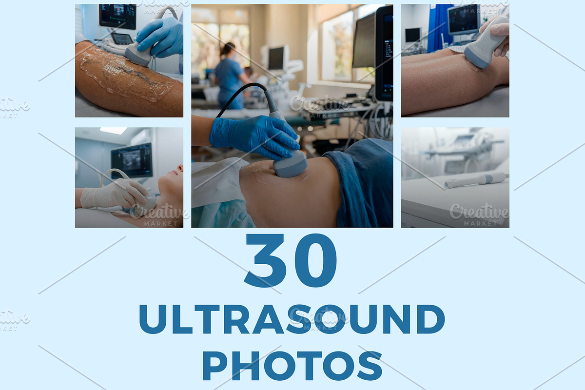 Ultrasound Medical Photo Bundle, a Health & Medical Photo by Nestud!o (Photo 1 of 5)
