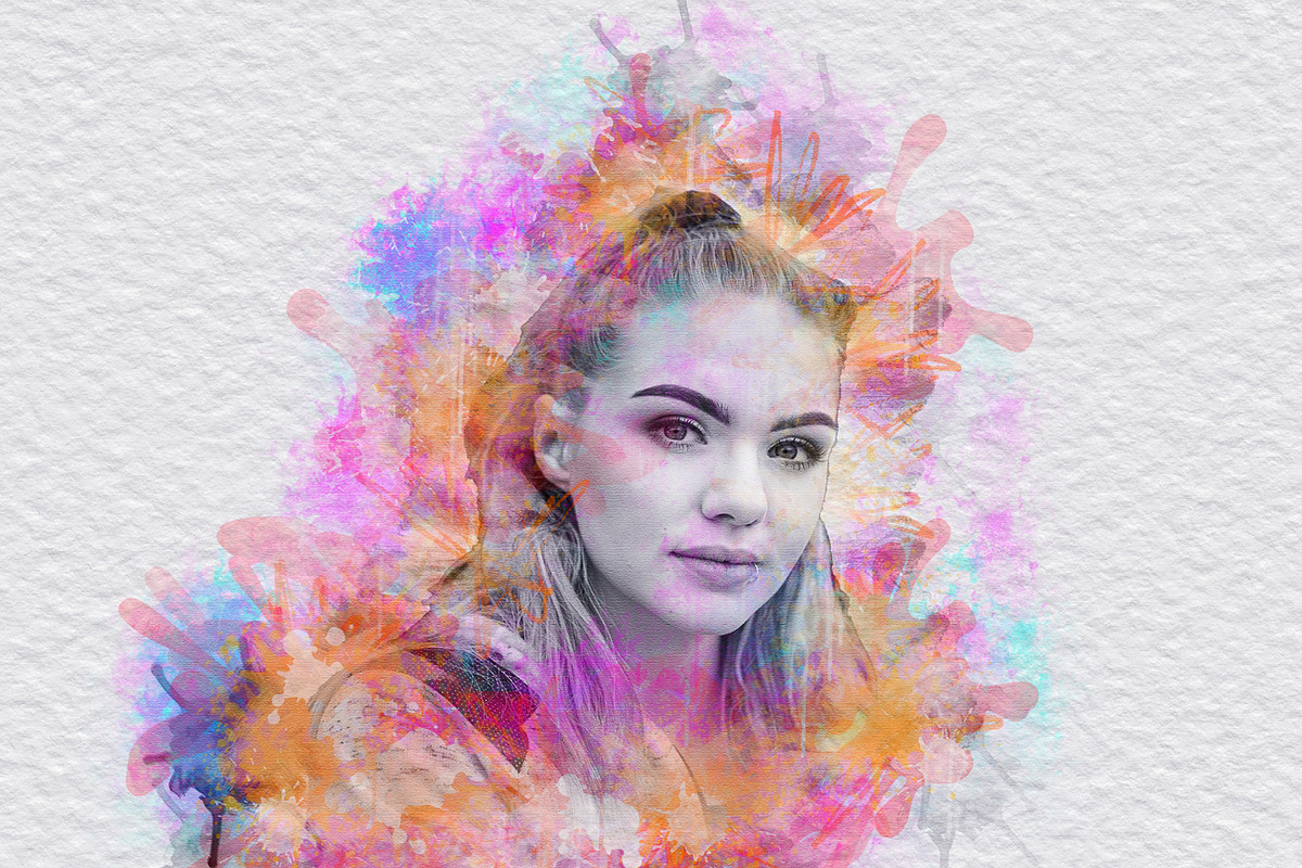 Watercolor Painting Photoshop Action, an Action Add-On by Studio Retouch