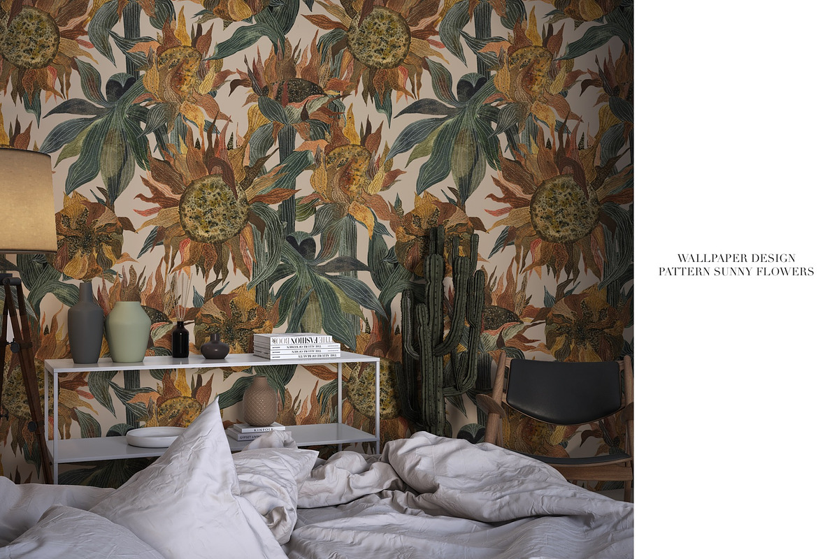 Patterns SUNNY FLOWERS, an Illustration by PASHKOVA (Photo 10 of 14)