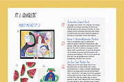 Monday Picnic • Quirky Handwriting, a Sans Serif Font by Becky Simpson (Thumbnail 12 of 16)
