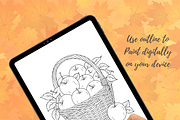 50 Thanksgiving Coloring Pages, an Object Illustration by Daffodil Dream Studio (Thumbnail 8 of 13)