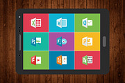 75 Filetype Flat Icon Set, an Icon by VectorCam (Thumbnail 4 of 5)