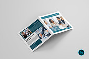 Square Bifold Business Brochure, a Brochure Template by retrographix (Thumbnail 1 of 5)
