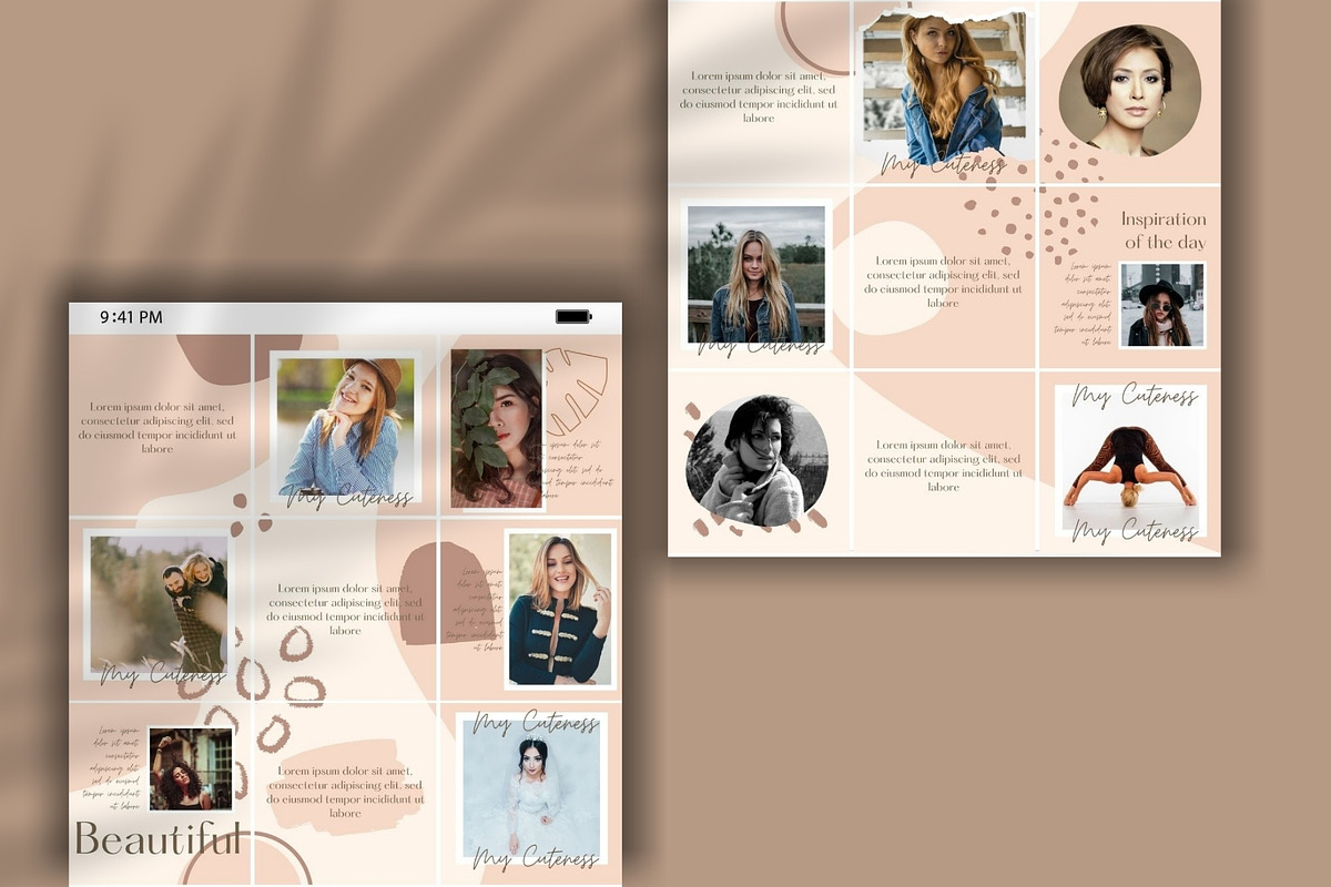 Jeanne Instagram Puzzle CANVA, a Social Media Template by bonadigitals (Photo 5 of 5)