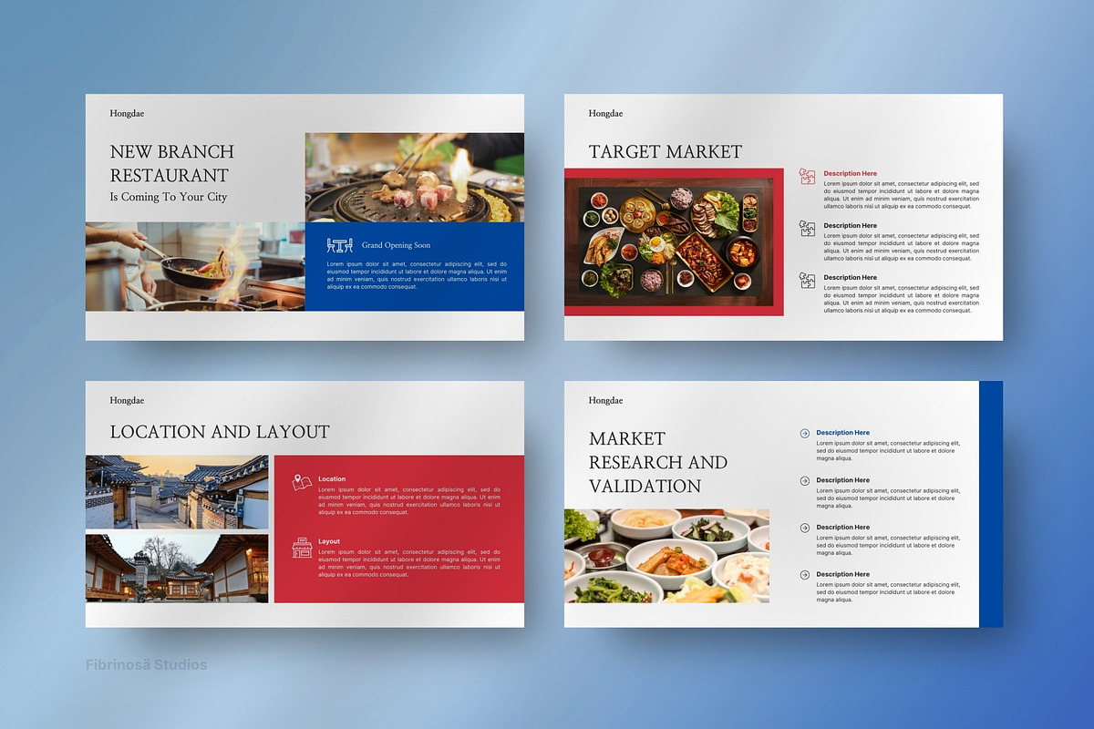 Korean Restaurant - Pitch Deck preview 3
