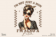 Vintage Mothers Day Funny Mama Bundl, a Product Mockup by Design Station (Thumbnail 3 of 10)