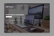 CMP Scout - Coming soon,Maintenance, a WordPress Template by NiteoThemes (Thumbnail 3 of 4)