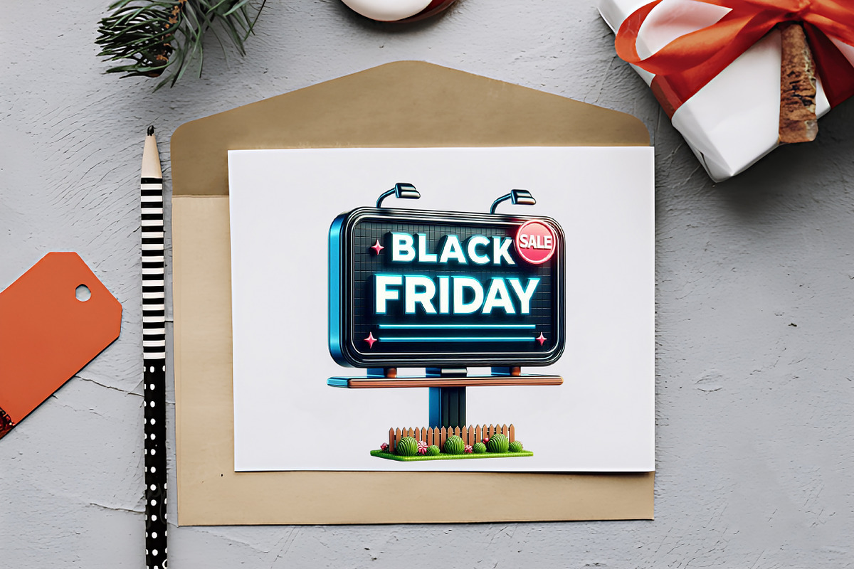 Creative Black Friday Icons Clipart, an Illustration by RobertsArt (Photo 6 of 7)
