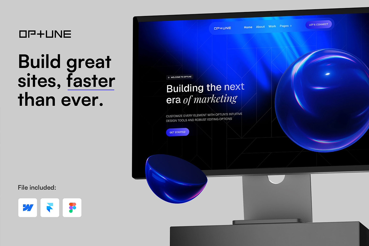 Optune - Webflow & Framer Template