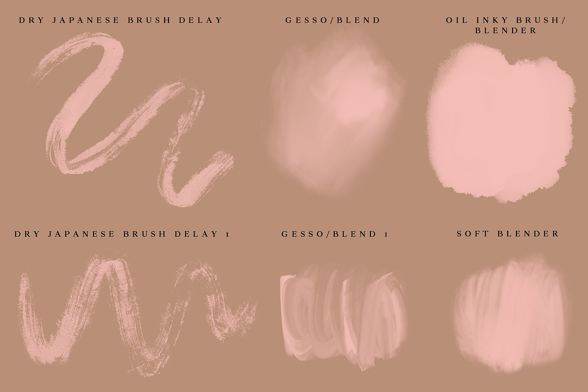 Procreate Oil and Acrylic Brushes, a Brush Add-On by Neon Wild (Photo 7 of 14)