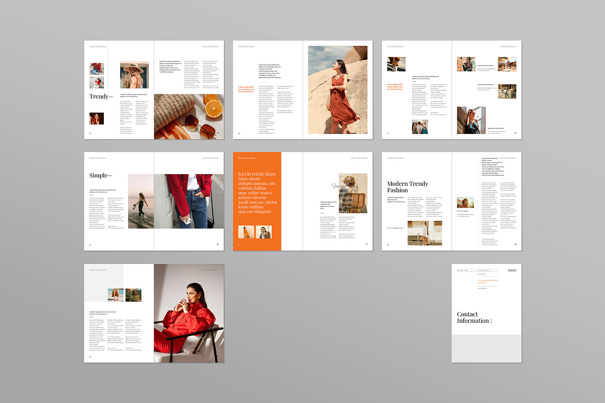 Lifestyle Magazine Template, a Magazine Template by ElvinPrint (Photo 14 of 14)