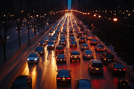 Night traffic timelapse showcases vi, a Photo by Iftikhar Alam