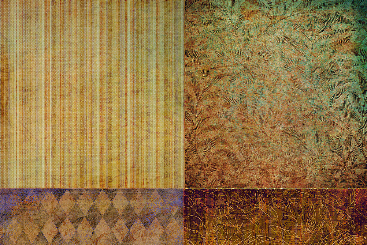Tuscan Sunset Digital Paper Pack -16 preview 5