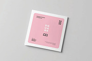Four Fold Square Brochure Mockup, an Advertising Mockup by DesignRushMarket (Thumbnail 2 of 13)