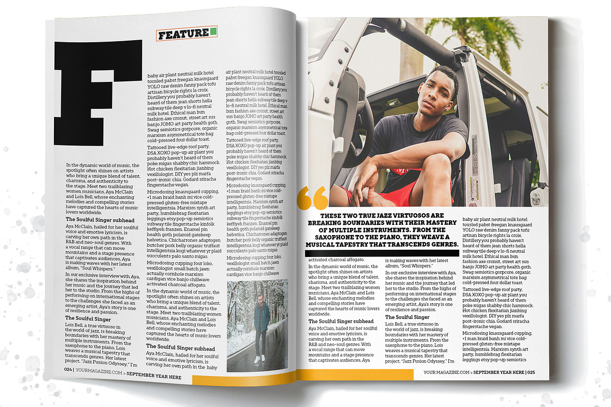Magazine Template, a Magazine Template by Red Cactus Creative (Photo 7 of 20)