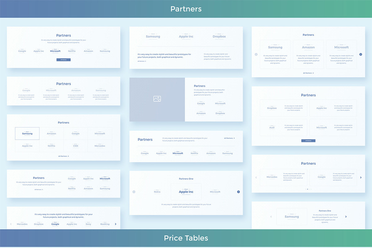 Collector Wireframe Web Kit, a Wireframe Template by Creatoly (Photo 7 of 7)