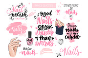 Nails & Quotes, an Illustration by Yana Lesiuk (Thumbnail 1 of 6)