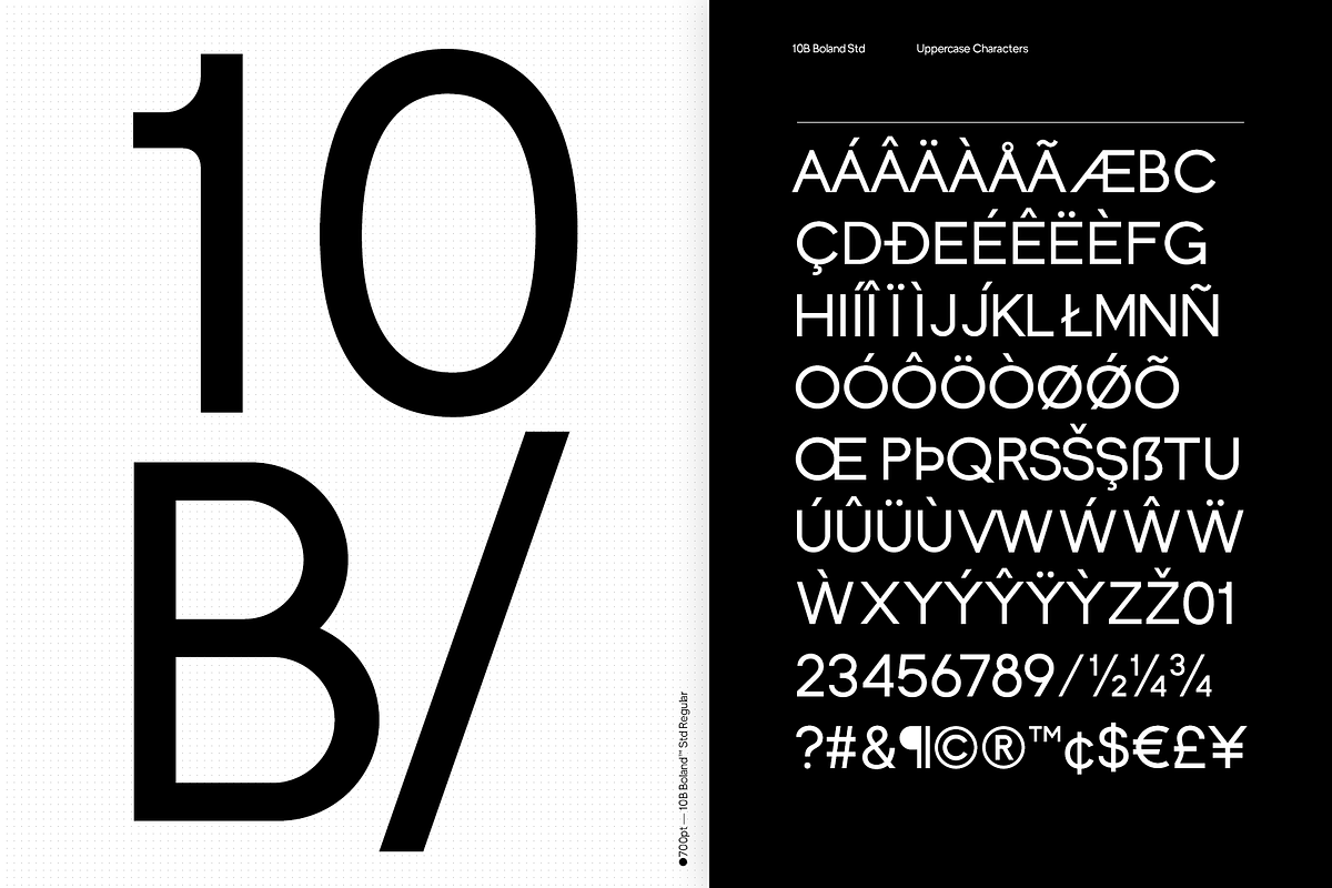 10B Boland: Timeless Geometric Sans, a Sans Serif Font by Tenbury Type (Photo 4 of 4)