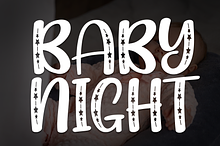 Baby Night | Script Font