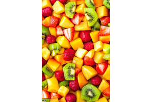 Colorful fresh mixed fruits, a Food & Drink Photo by Lermont51