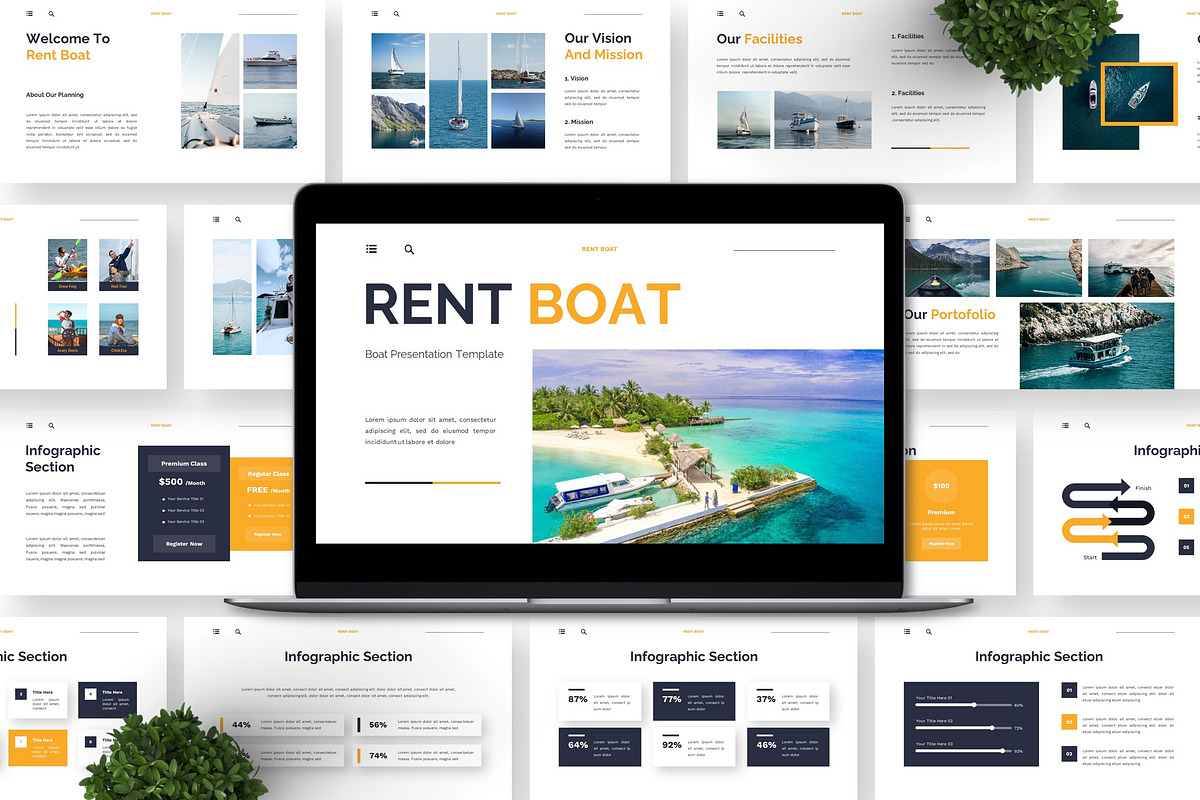 Rent Boat - Boat Powerpoint, a Presentation Template by Deepslide Studio (Photo 4 of 6)