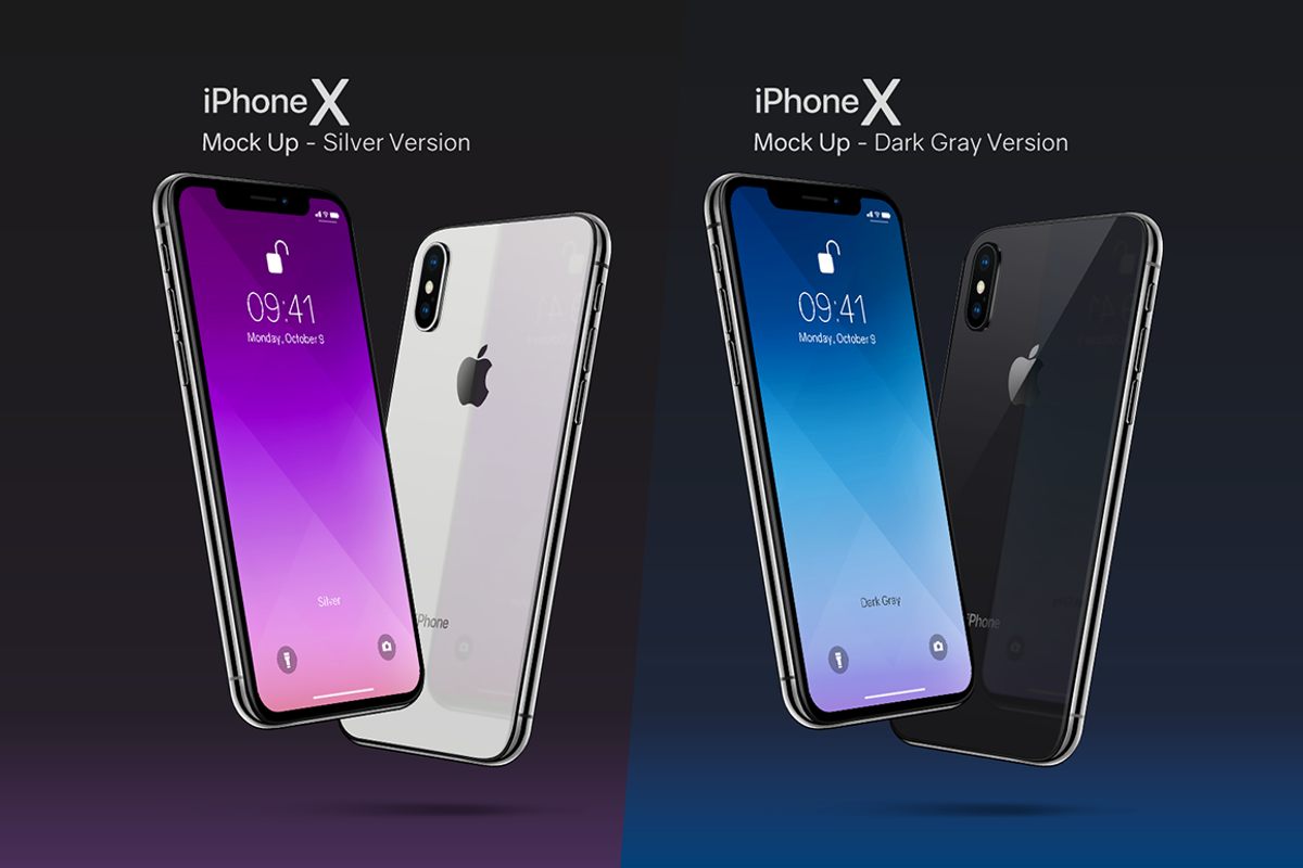 Mockup Composition Iphone X, an iPhone Mockup by ByronDMD (Photo 2 of 5)