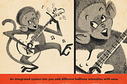 DupliTone Halftone Brushes Procreate, a Brush Add-On by RetroSupply Co. (Thumbnail 11 of 17)