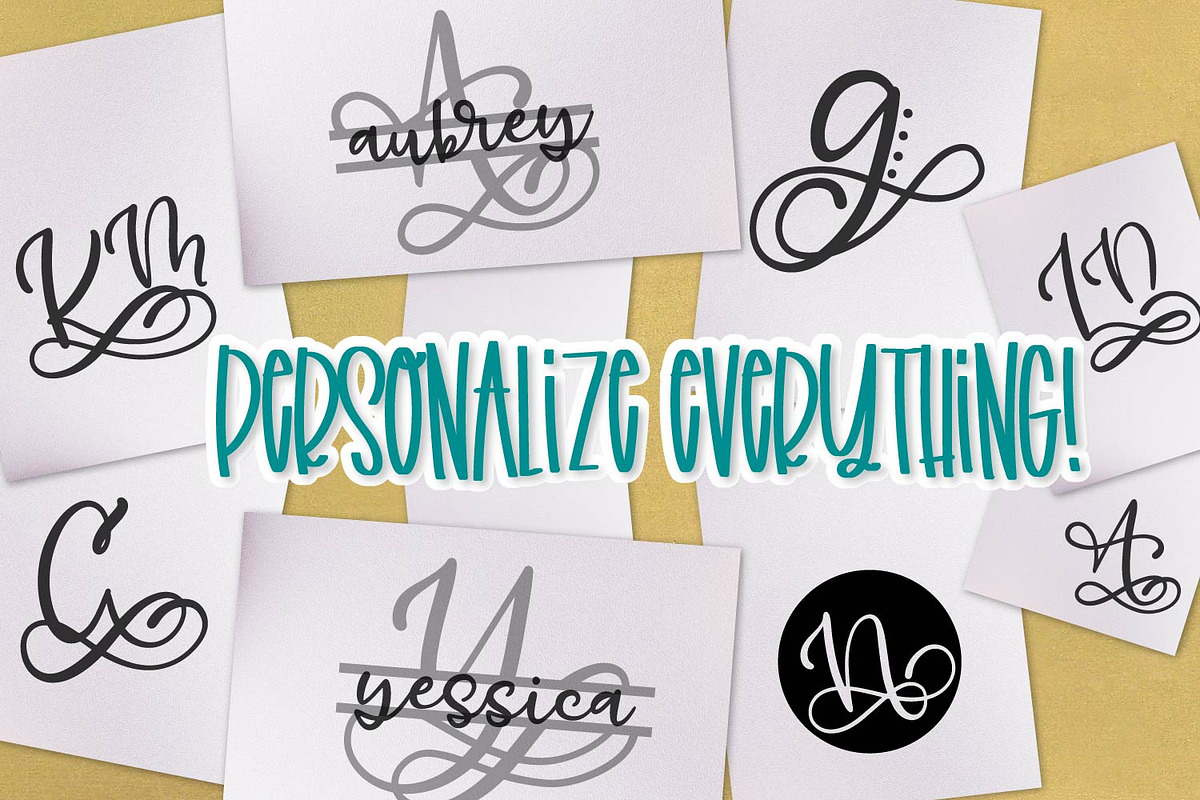 Monogram Bundle - 5 Styles in 1! preview 6