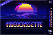Videocassette - Retro Wave Font, a Symbol Font by Ckybe's Corner (Thumbnail 1 of 5)