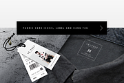 Fabric Care Icons, Label & Hang Tag, a Card Template by BOXKAYU (Thumbnail 1 of 4)