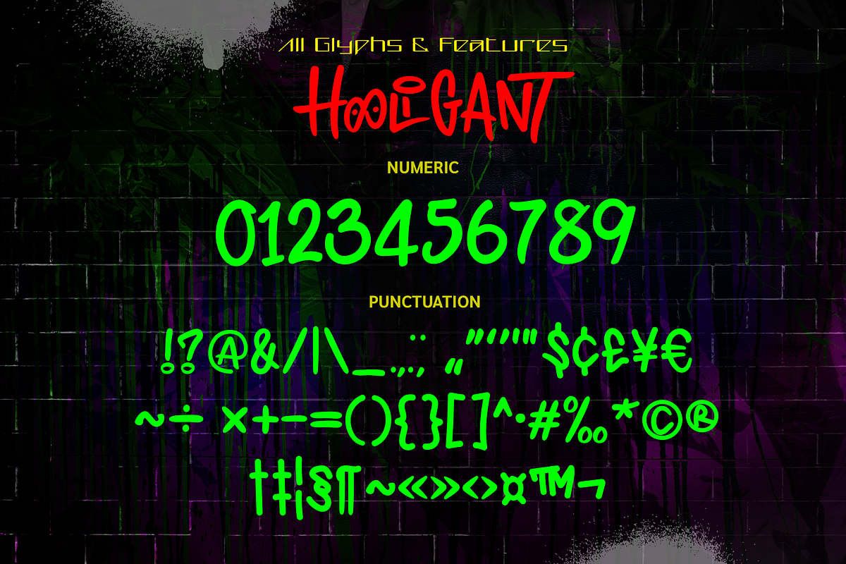 Hooligant – Graffiti Tag Font, a Handwritten Font by BBtypeStudios (Photo 9 of 11)