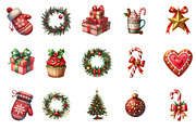 Happy Holidays Christmas Clipart, an Illustration by Designworld (Thumbnail 2 of 6)