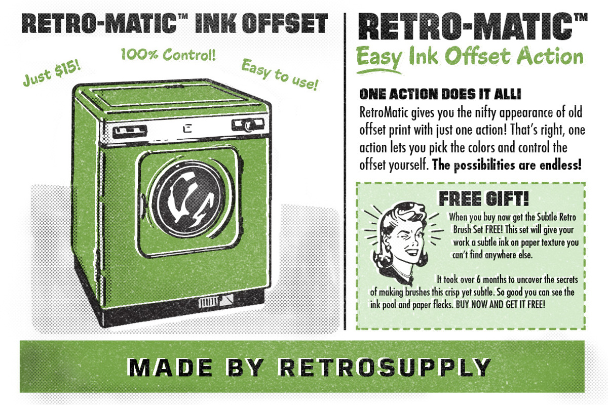 Mid-Century Print Pack | PSD Bundle, an Action Add-On by RetroSupply Co. (Photo 5 of 20)