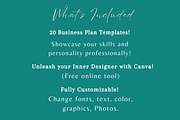 Dark Green Modern Business Plan, a Print Template by TheSimplySereneShop (Thumbnail 8 of 9)