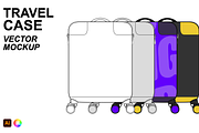 Travel Case Vector Mockup, a Mockup by Infinity Mockups (Thumbnail 1 of 8)