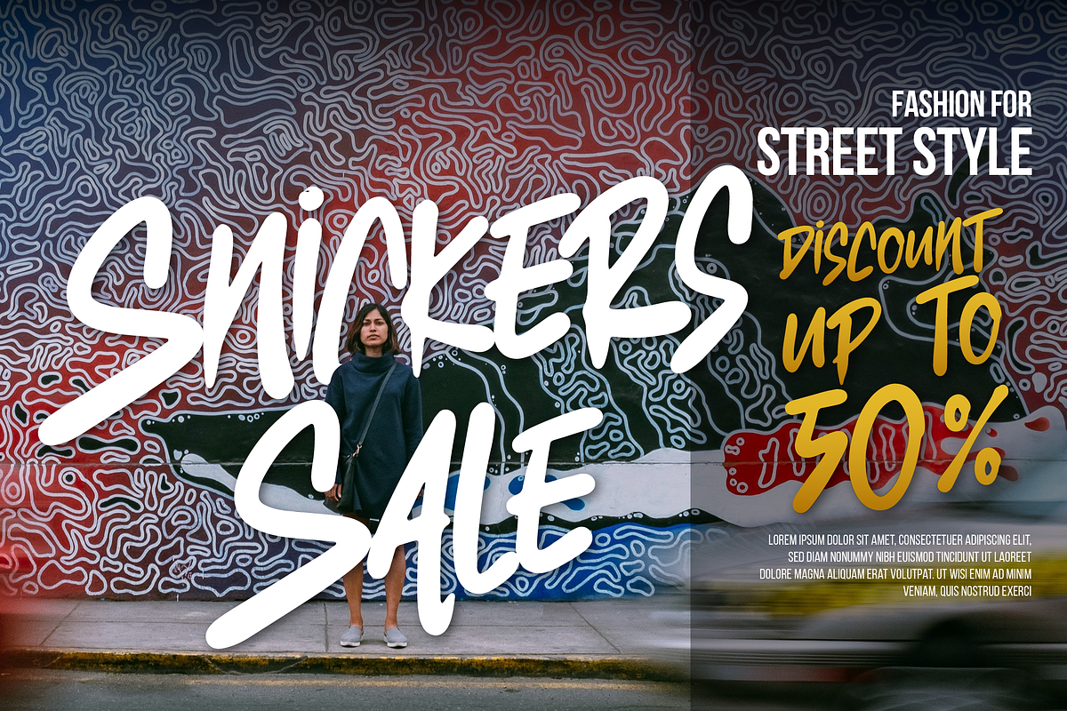 Days Artysian | Urban Graffiti Font, a Handwritten Font by Denustudios (Photo 6 of 15)