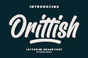 Orittish | Lettering Brand Font, a Script Font by HanzelSpace Studio (Thumbnail 2 of 8)