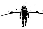 This vector astronaut artwork, an Illustration by Amazin_art (Thumbnail 7 of 30)