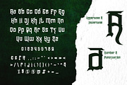 Wangor Asfrac - Modern Blackletter, a Blackletter Font by Dhabee (Thumbnail 7 of 15)