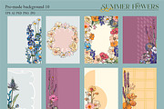 Summer flowers set, a Seasonal Illustration by Collection by VY (Thumbnail 8 of 11)