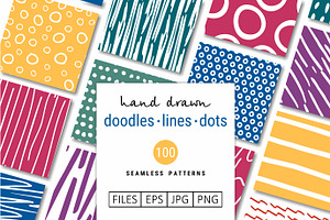 Doodles Lines Dots Patterns