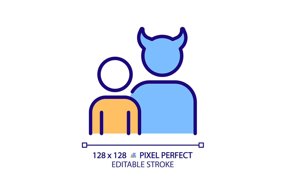 Shadow pixel perfect RGB color icon, an Icon by IMG Visuals