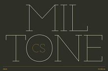 CS Miltone – Thin Slab Serif