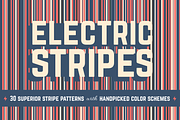 Electric Stripes Pattern, a Pattern Graphic by Projectile (Thumbnail 1 of 6)