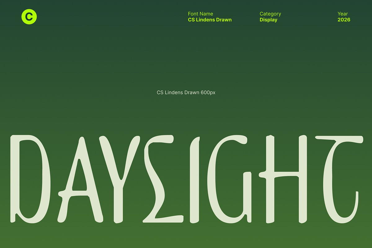 CS Lindens Drawn, a Sans Serif Font by Craft Supply Co. (Photo 4 of 8)