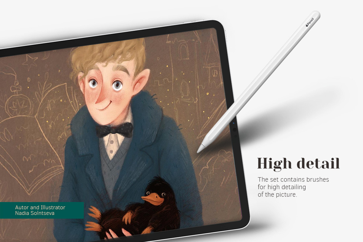 Favorite Textures Brushes Procreate, a Brush Add-On by BocadebraShop (Photo 4 of 6)