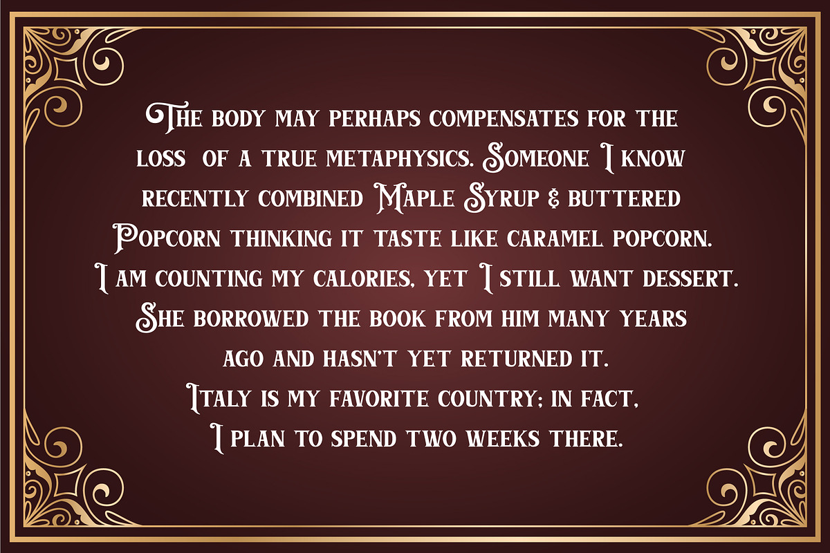 Barthez - Victorian Serif Font, a Serif Font by Grezline Studio (Photo 8 of 11)